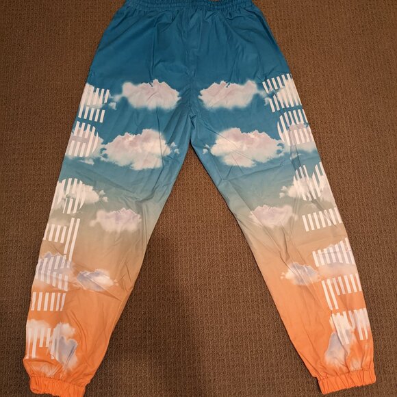 Blue/Orange Cloud Pants - Picture 4 of 4
